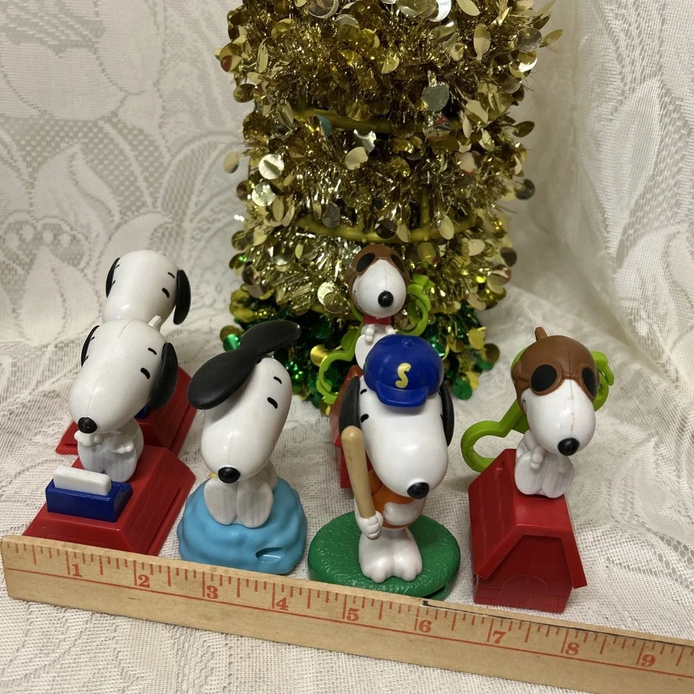 The Peanuts Snoopy‎ 2018 McDonalds Happy Meal Toys - Lot of 6 Stocking Stuffers